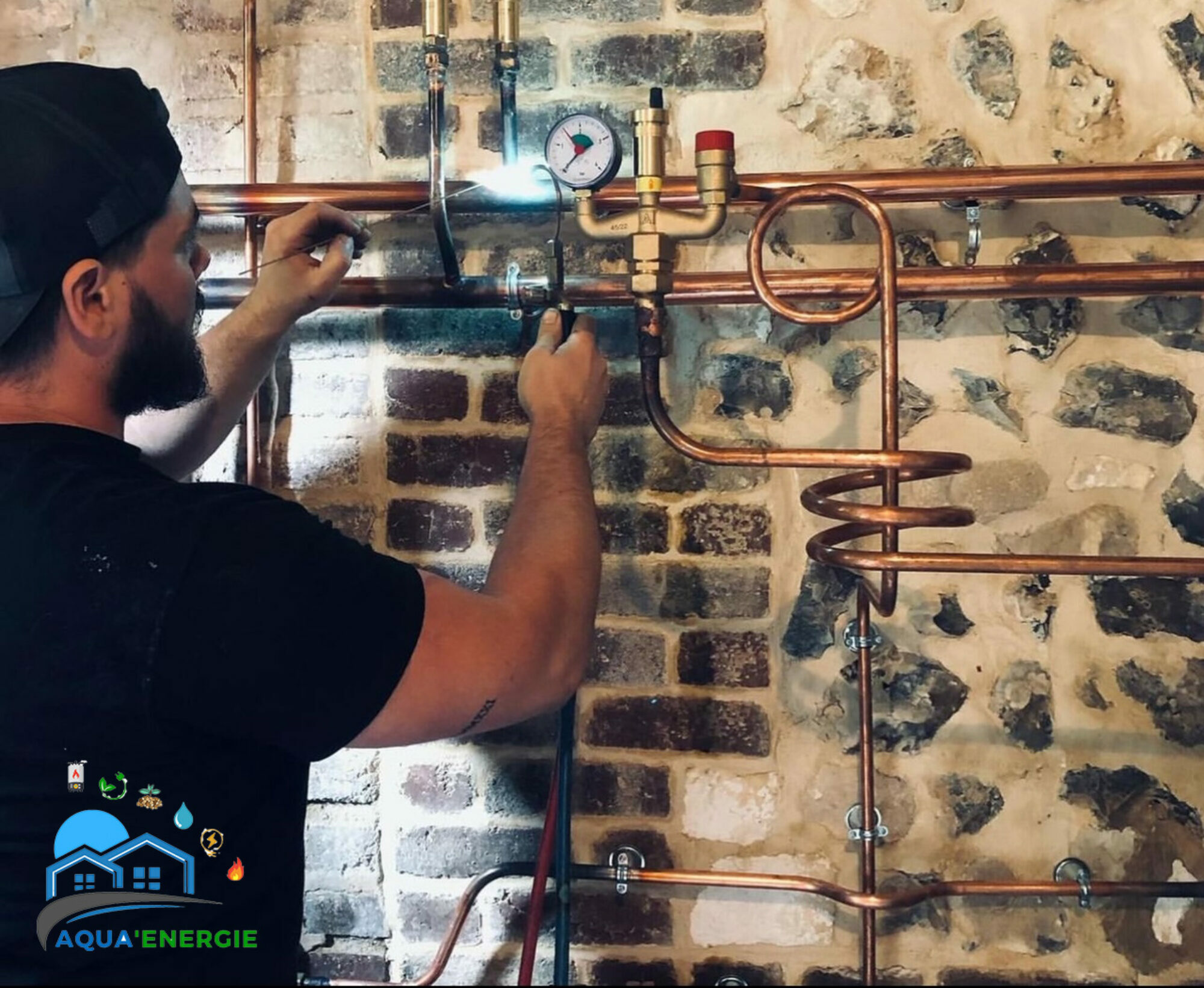 Installation réalisée par Aqua'Energie